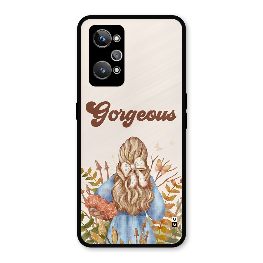 Gorgeous Girl Metal Back Case for Realme GT Neo 3T