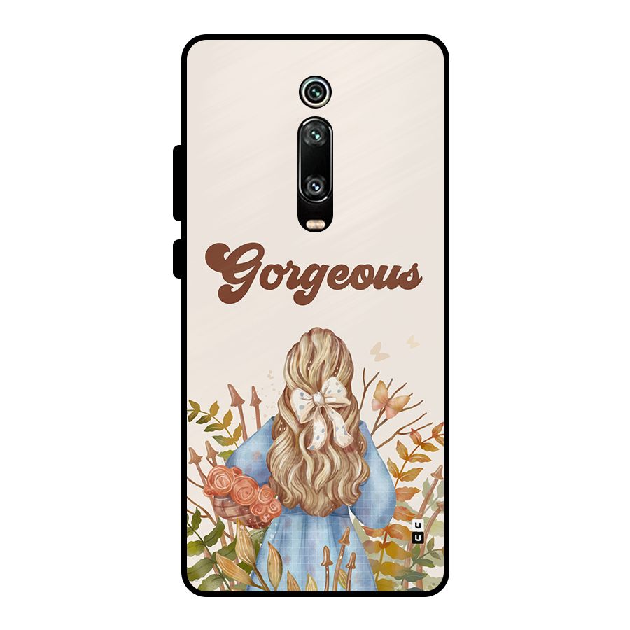 Gorgeous Girl Metal Back Case for Redmi K20 Pro