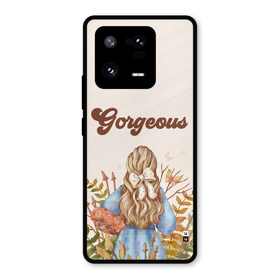Gorgeous Girl Metal Back Case for Xiaomi 13 Pro