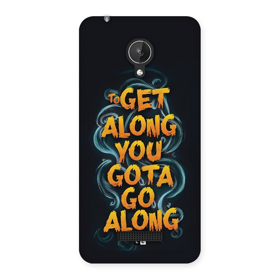 Gota Go Along Back Case for Canvas Spark Q380