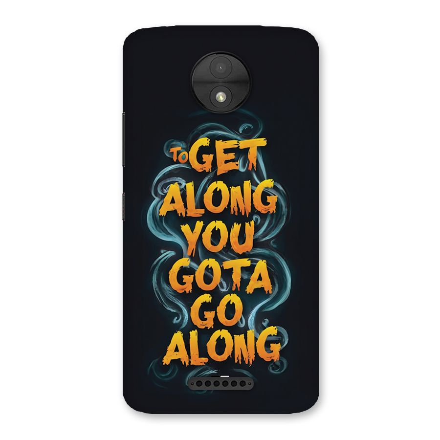 Gota Go Along Back Case for Moto C