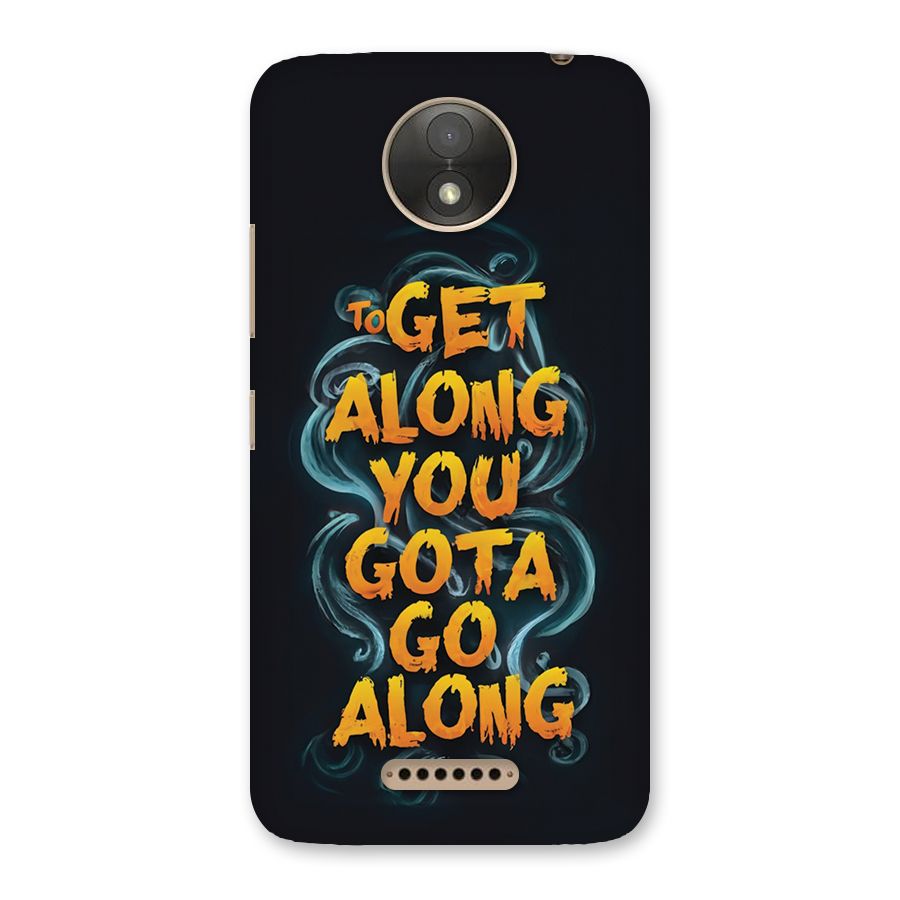 Gota Go Along Back Case for Moto C Plus