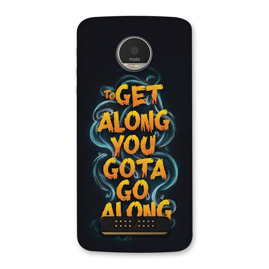 Gota Go Along Back Case for Moto Z Play