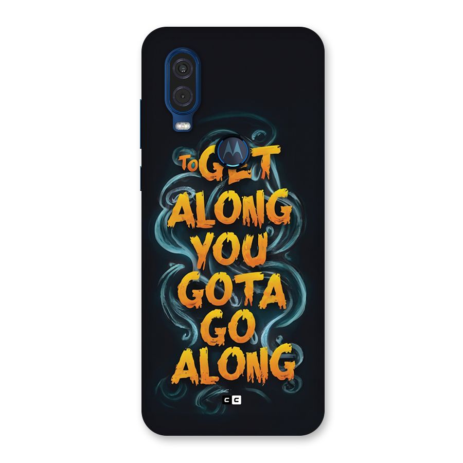 Gota Go Along Back Case for Motorola One Vision