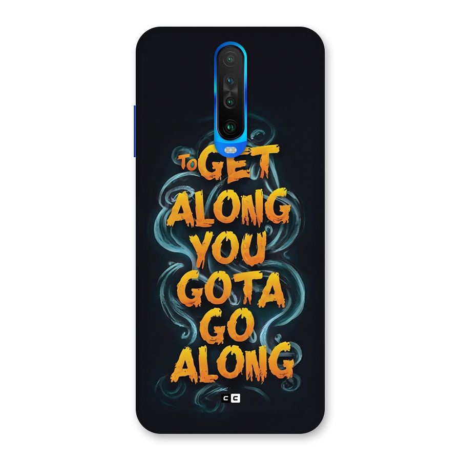 Gota Go Along Back Case for Poco X2