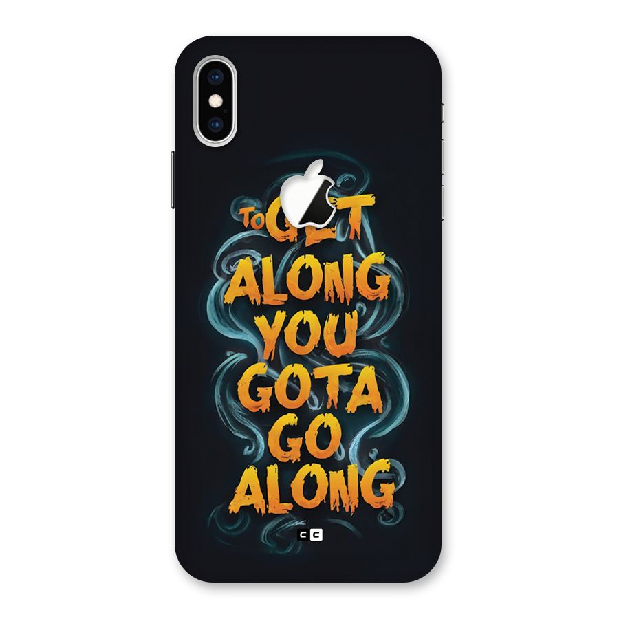 Gota Go Along Back Case for iPhone XS Max Apple Cut
