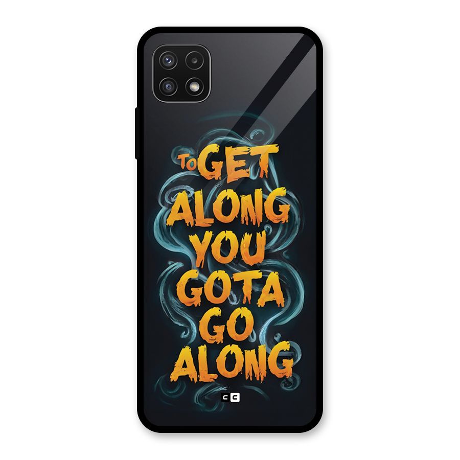 Gota Go Along Glass Back Case for Galaxy A22 5G