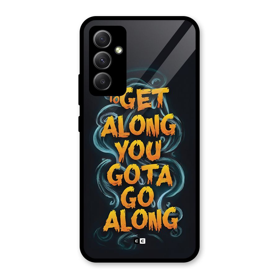 Gota Go Along Glass Back Case for Galaxy A34