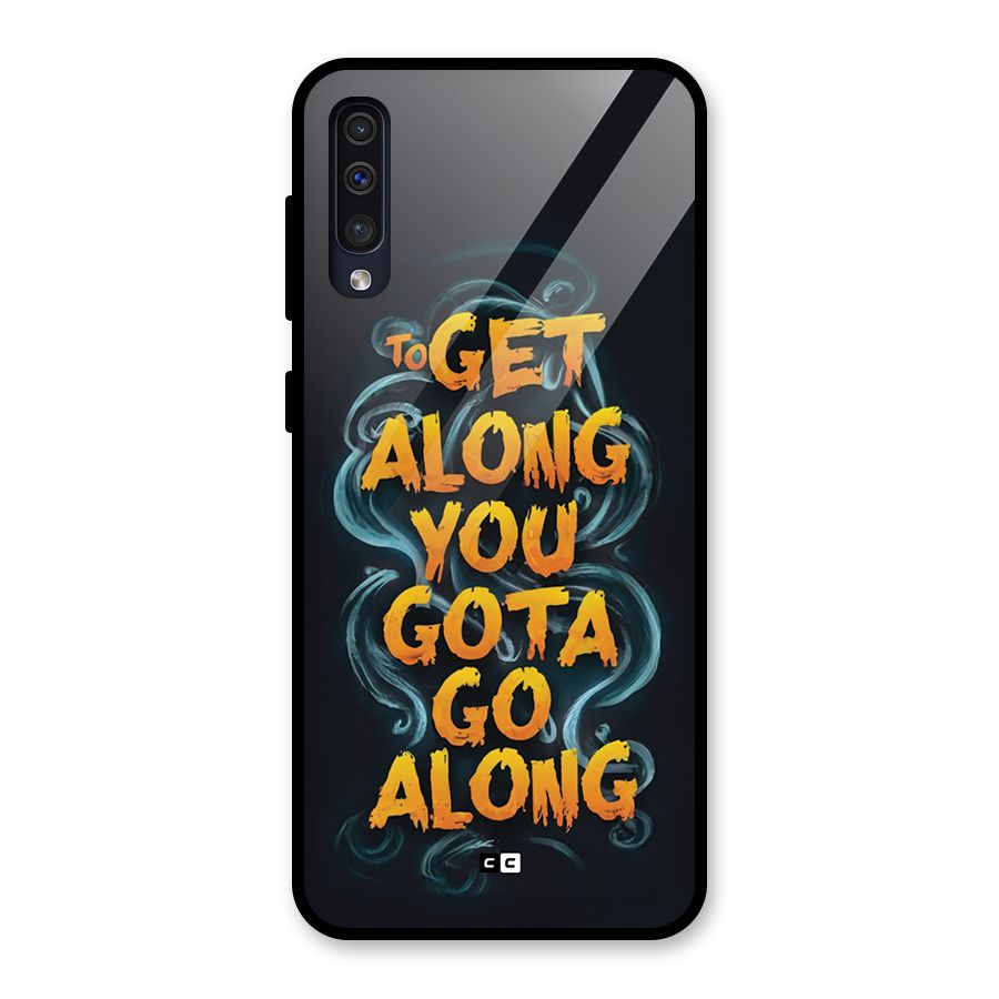 Gota Go Along Glass Back Case for Galaxy A50