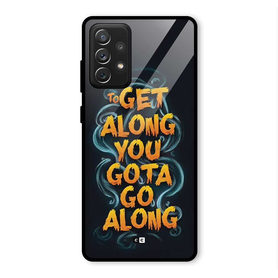 Gota Go Along Glass Back Case for Galaxy A72