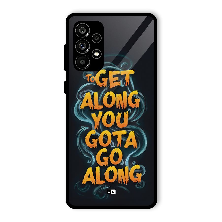 Gota Go Along Glass Back Case for Galaxy A73 5G