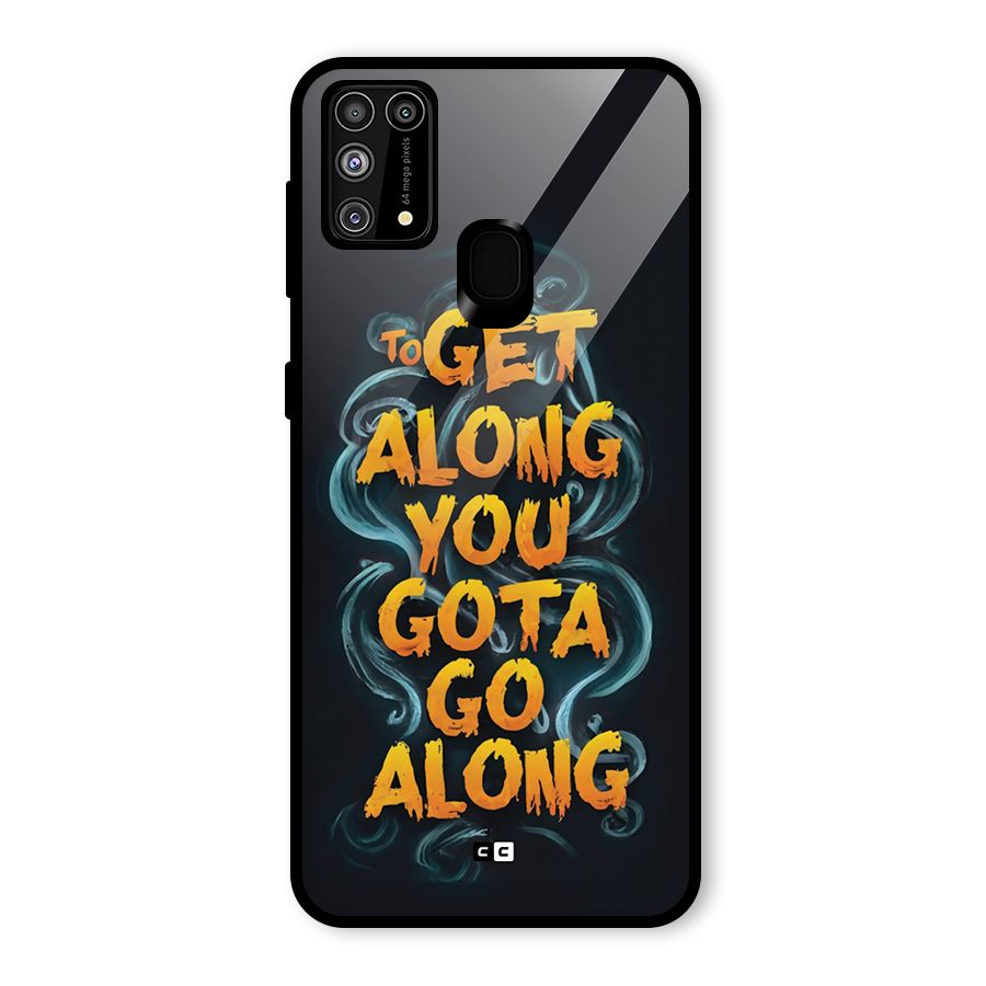 Gota Go Along Glass Back Case for Galaxy F41