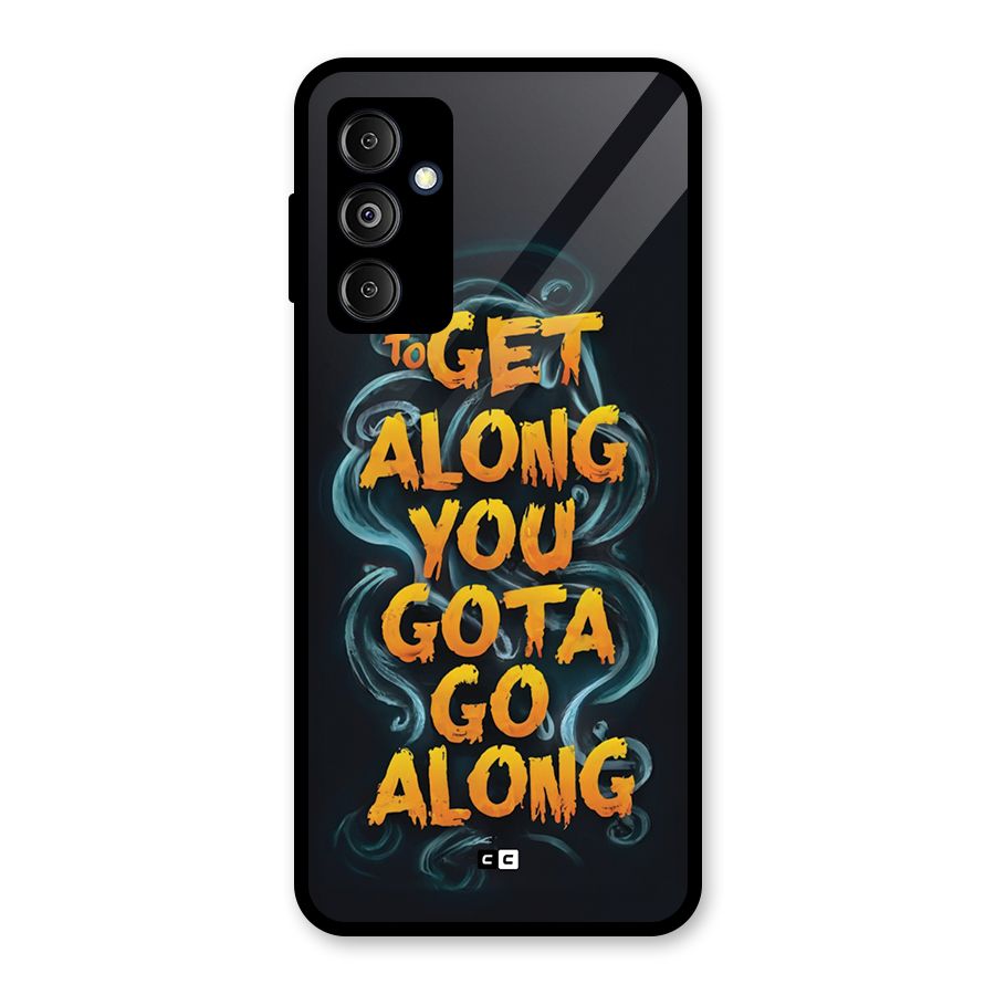 Gota Go Along Glass Back Case for Galaxy M14 5G
