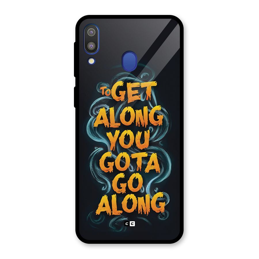 Gota Go Along Glass Back Case for Galaxy M20