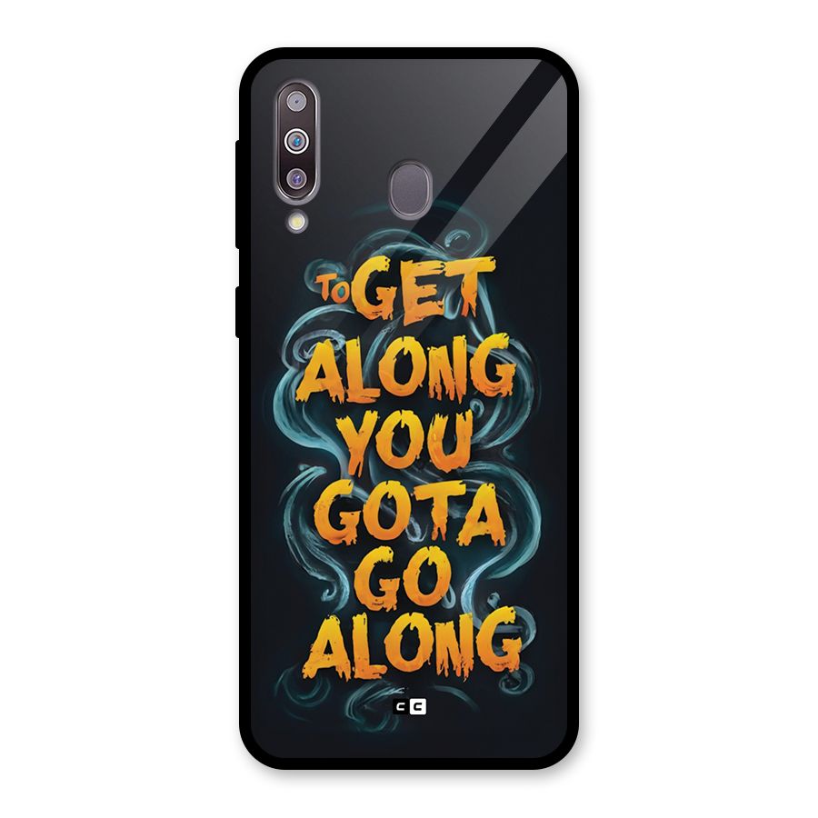 Gota Go Along Glass Back Case for Galaxy M30