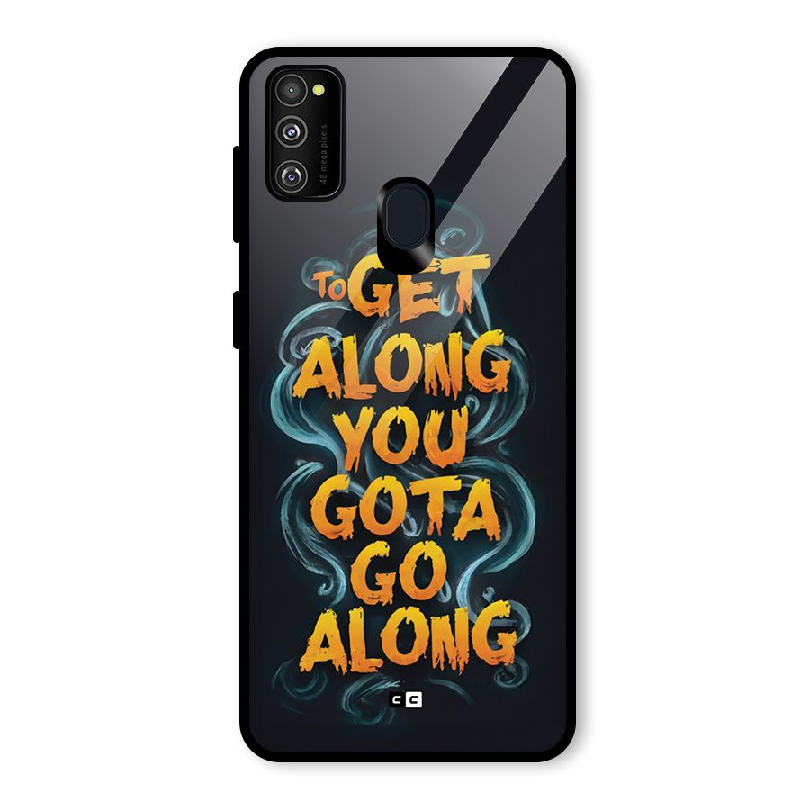 Gota Go Along Glass Back Case for Galaxy M30s