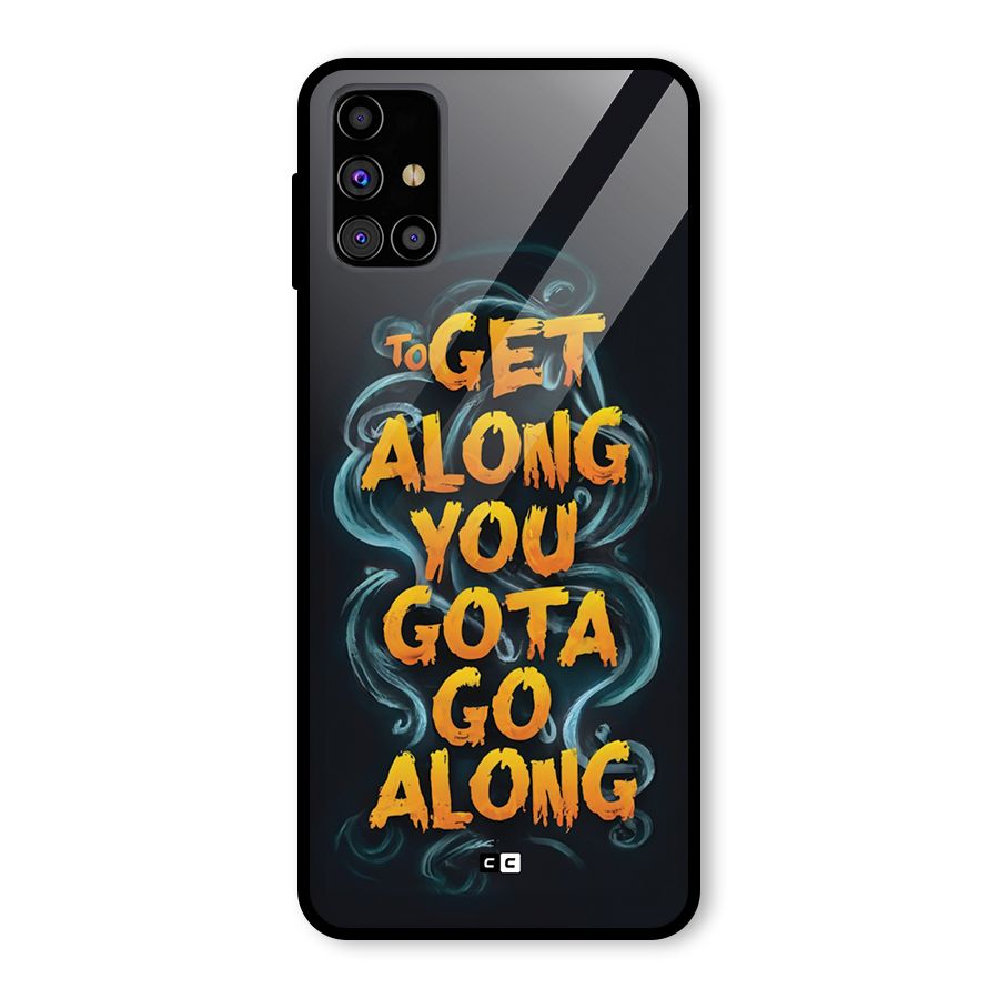 Gota Go Along Glass Back Case for Galaxy M31s