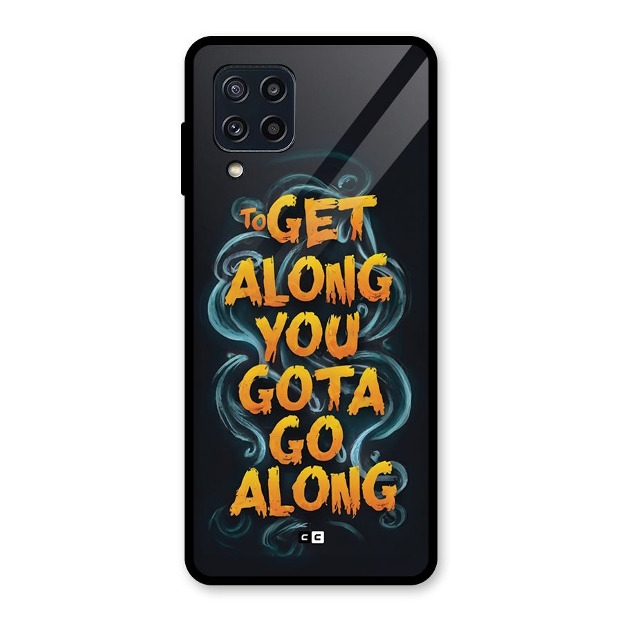 Gota Go Along Glass Back Case for Galaxy M32