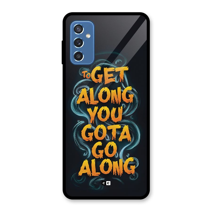 Gota Go Along Glass Back Case for Galaxy M52 5G