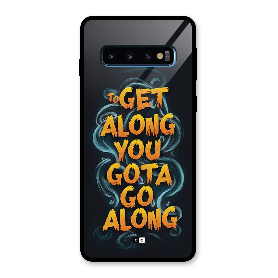 Gota Go Along Glass Back Case for Galaxy S10