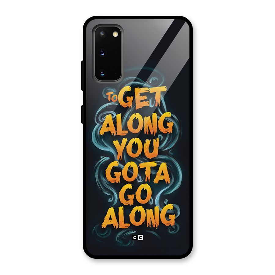 Gota Go Along Glass Back Case for Galaxy S20