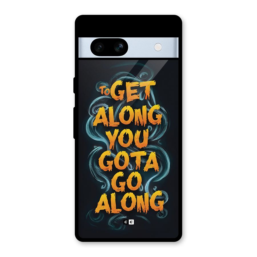 Gota Go Along Glass Back Case for Google Pixel 7a