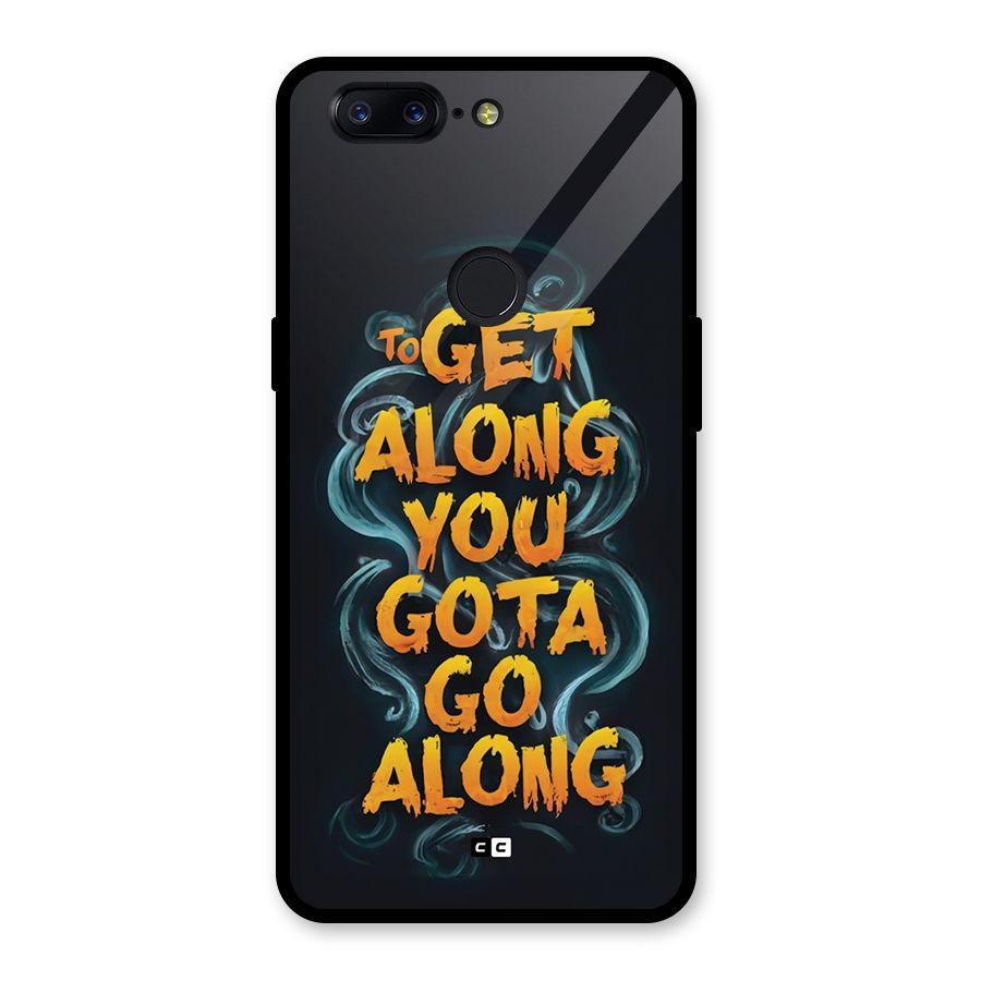 Gota Go Along Glass Back Case for OnePlus 5T