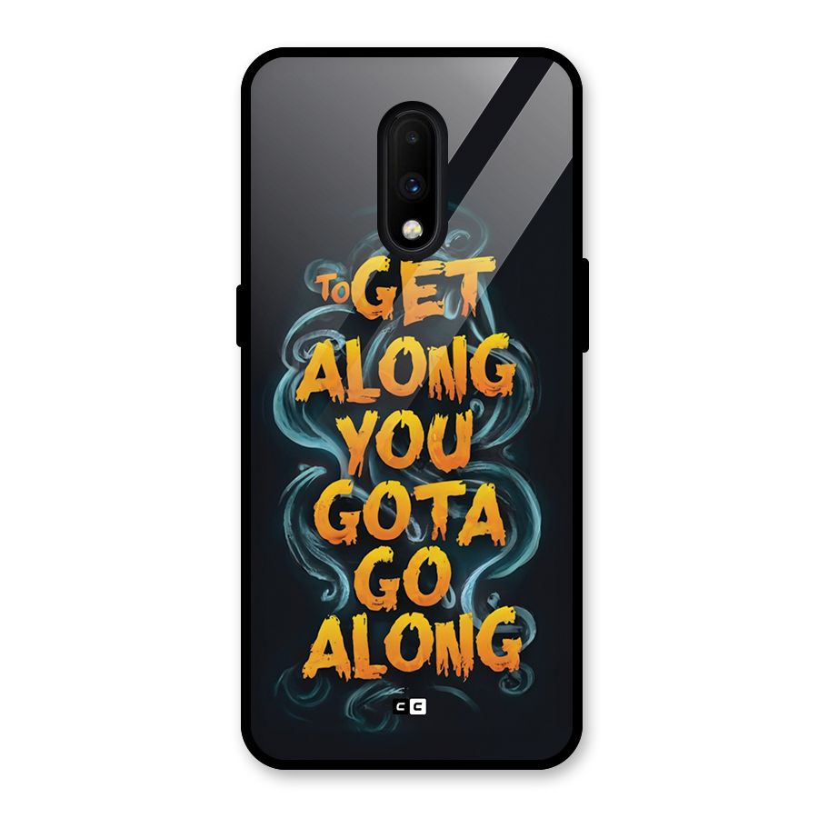 Gota Go Along Glass Back Case for OnePlus 7