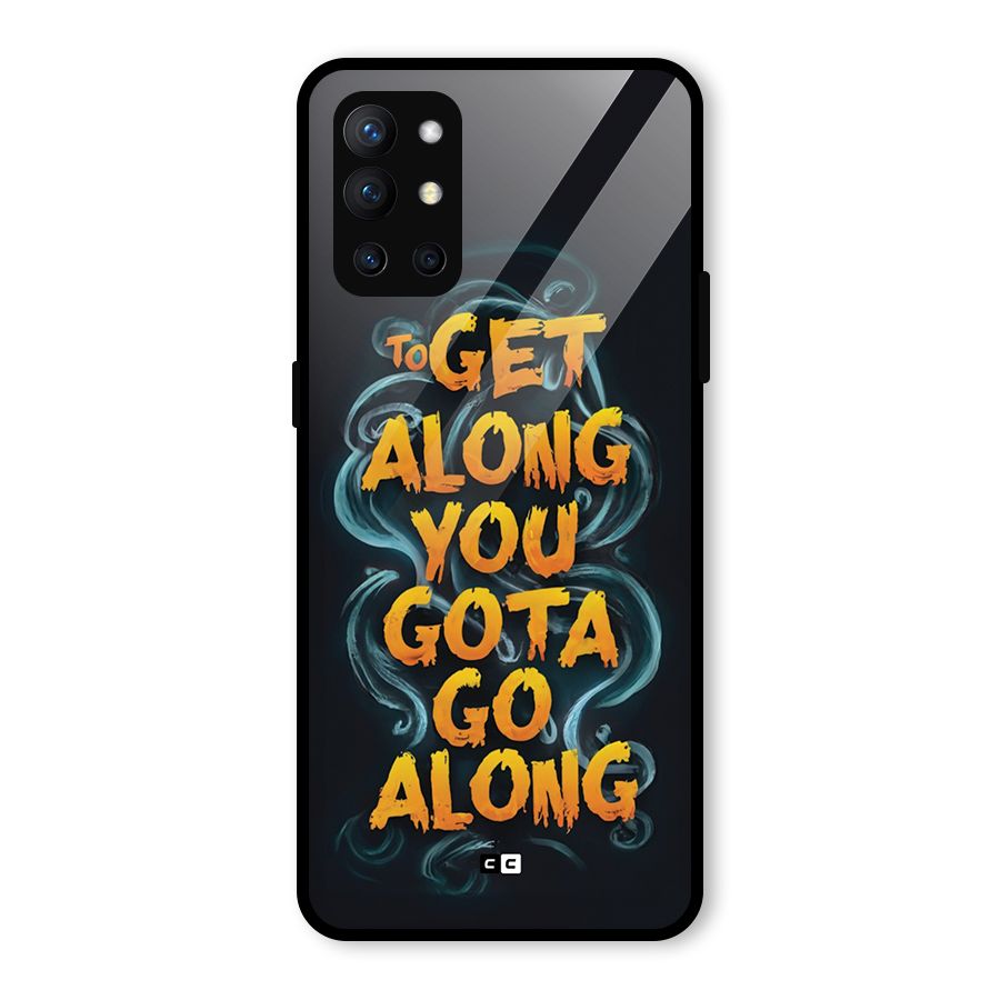 Gota Go Along Glass Back Case for OnePlus 9R