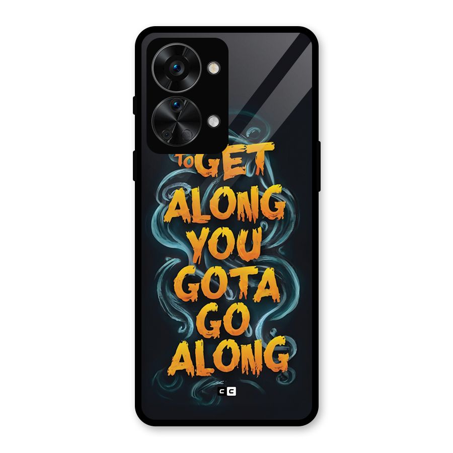 Gota Go Along Glass Back Case for OnePlus Nord 2T