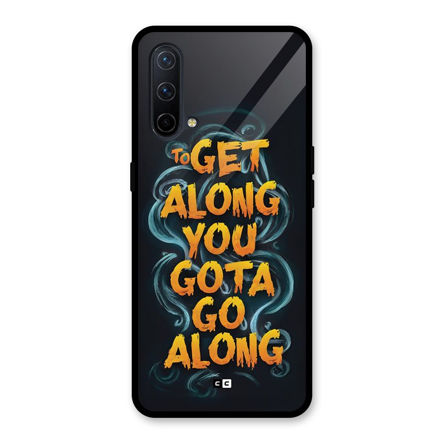 Gota Go Along Glass Back Case for OnePlus Nord CE 5G