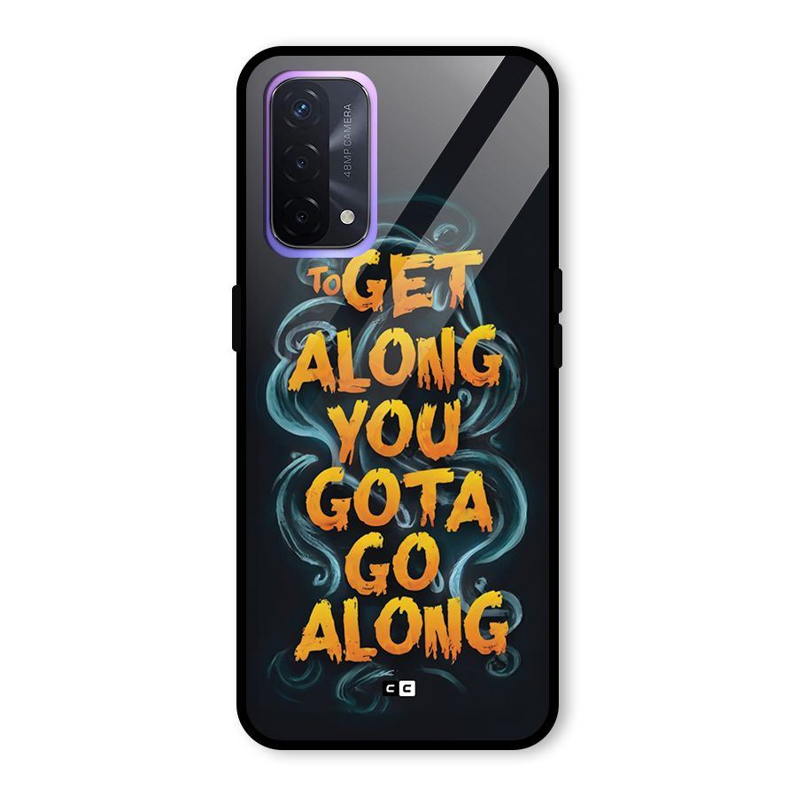 Gota Go Along Glass Back Case for Oppo A74 5G