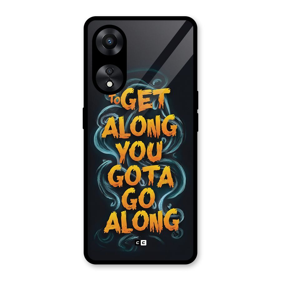Gota Go Along Glass Back Case for Oppo A78