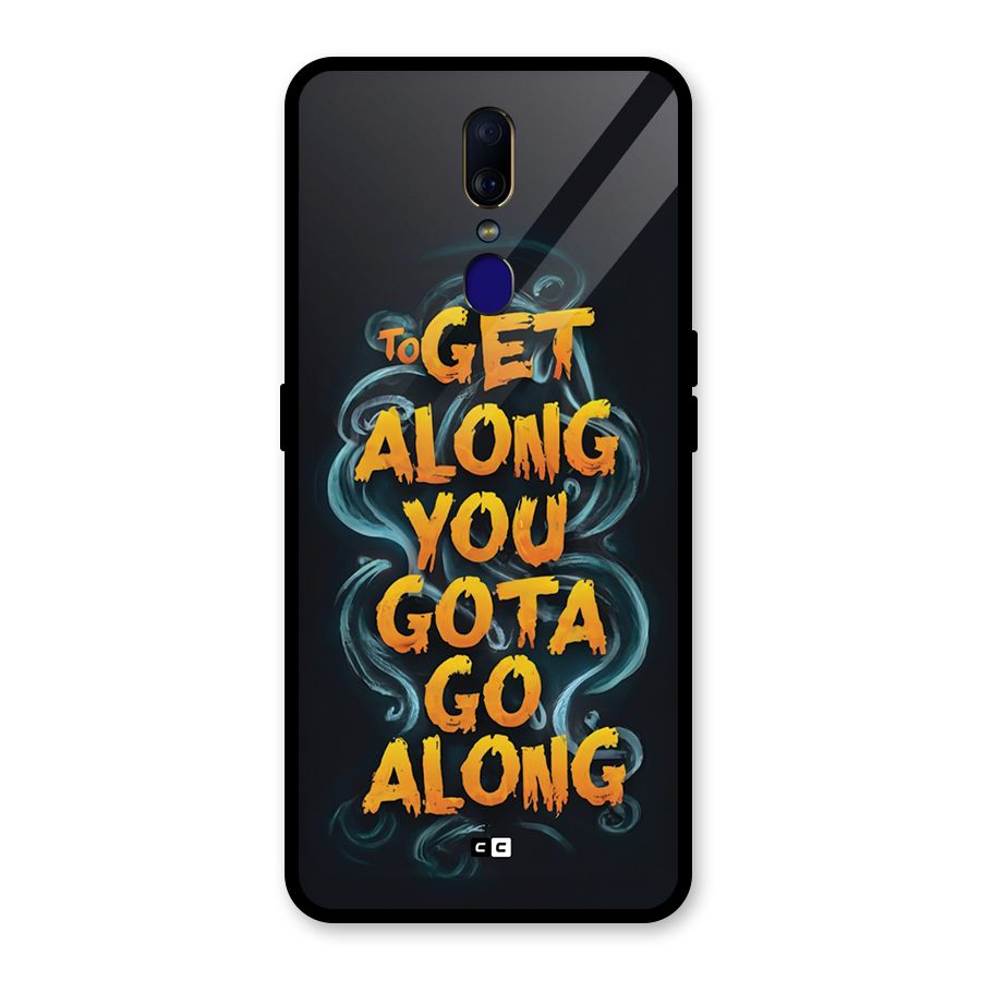 Gota Go Along Glass Back Case for Oppo F11