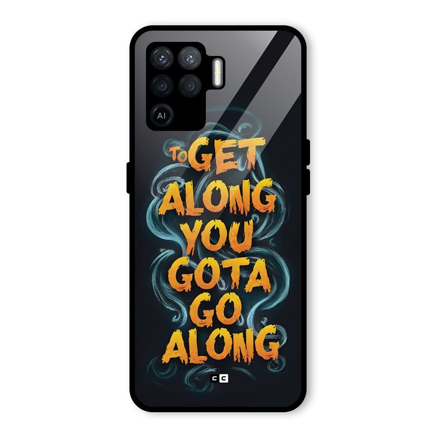 Gota Go Along Glass Back Case for Oppo F19 Pro