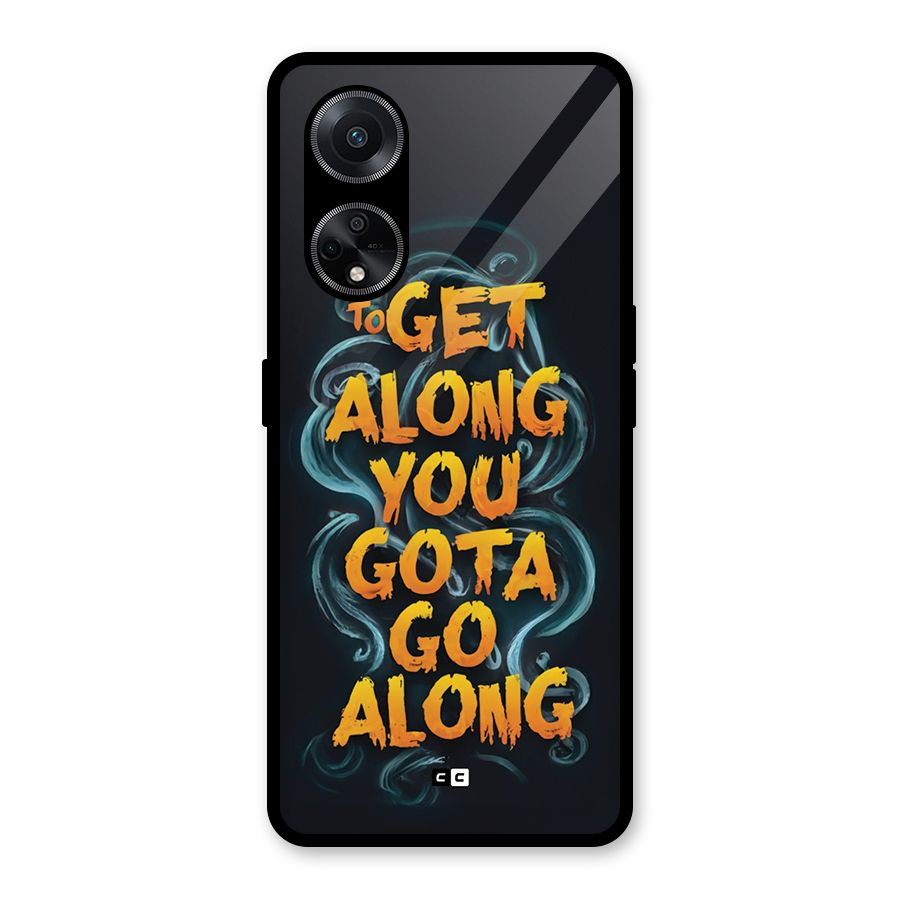 Gota Go Along Glass Back Case for Oppo F23