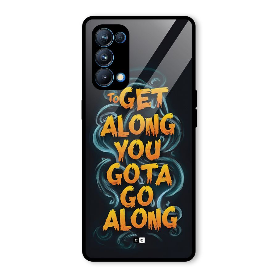 Gota Go Along Glass Back Case for Oppo Reno5 Pro 5G