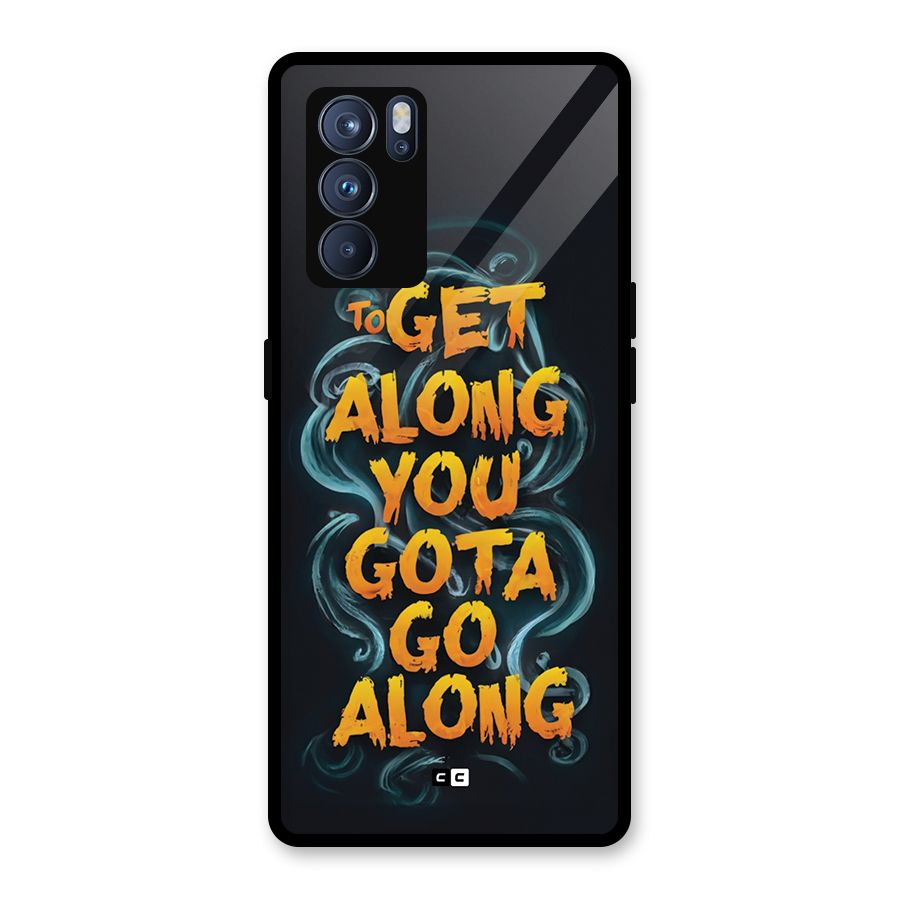 Gota Go Along Glass Back Case for Oppo Reno6 Pro 5G