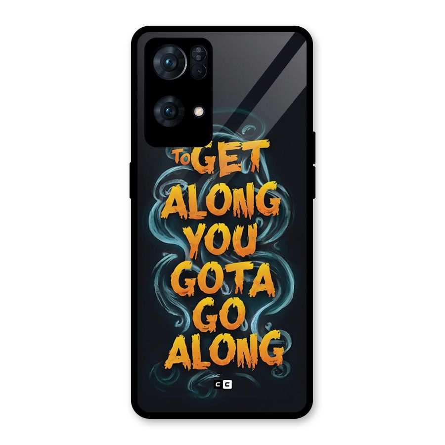Gota Go Along Glass Back Case for Oppo Reno7 Pro 5G