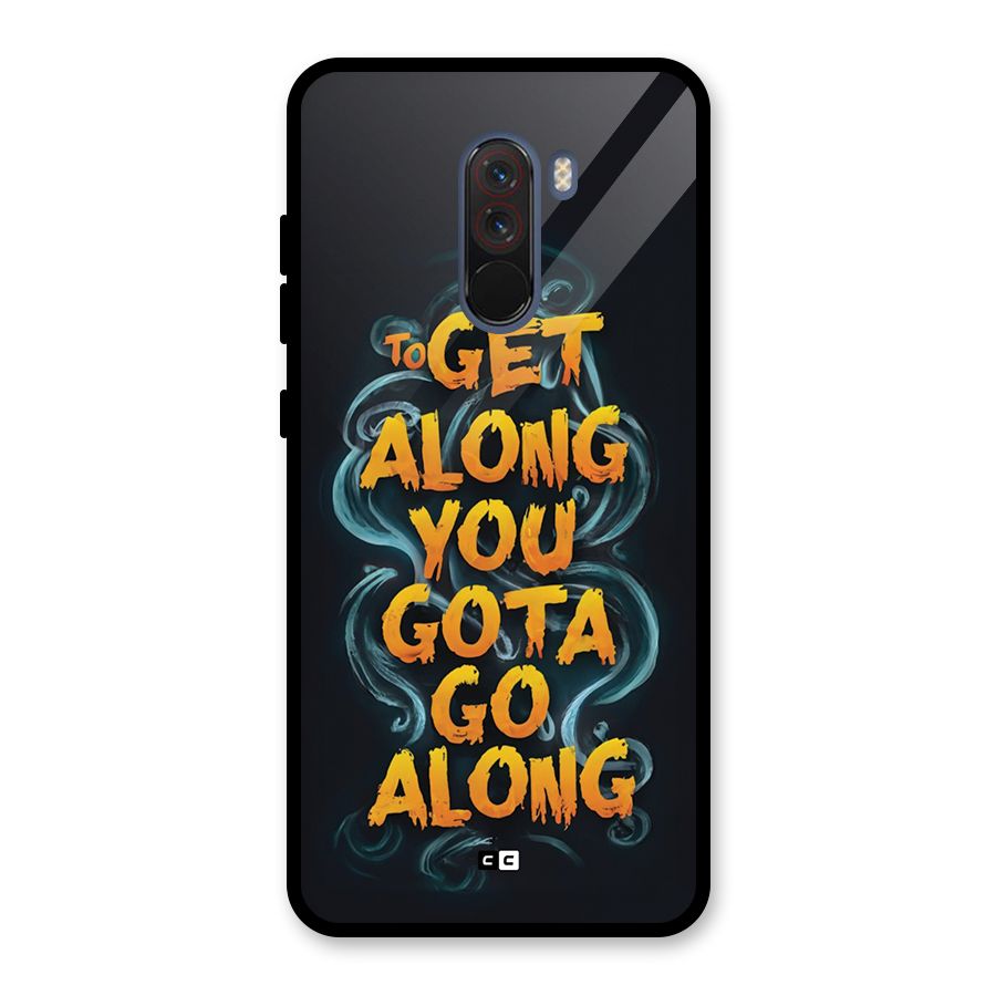 Gota Go Along Glass Back Case for Poco F1