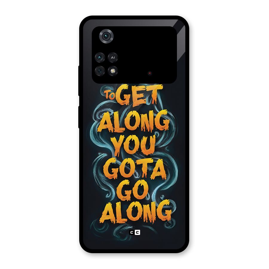 Gota Go Along Glass Back Case for Poco M4 Pro 4G