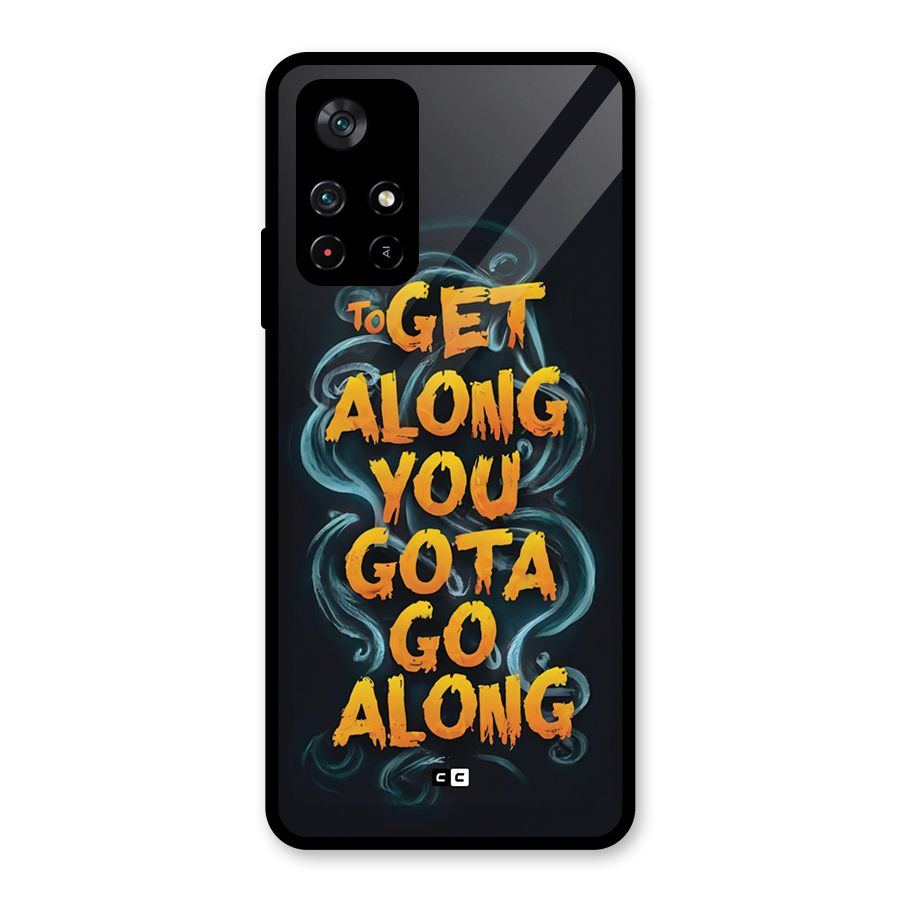 Gota Go Along Glass Back Case for Poco M4 Pro 5G