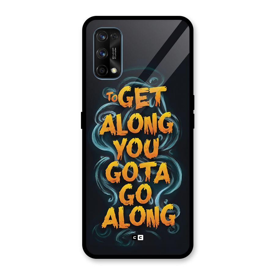 Gota Go Along Glass Back Case for Realme 7 Pro