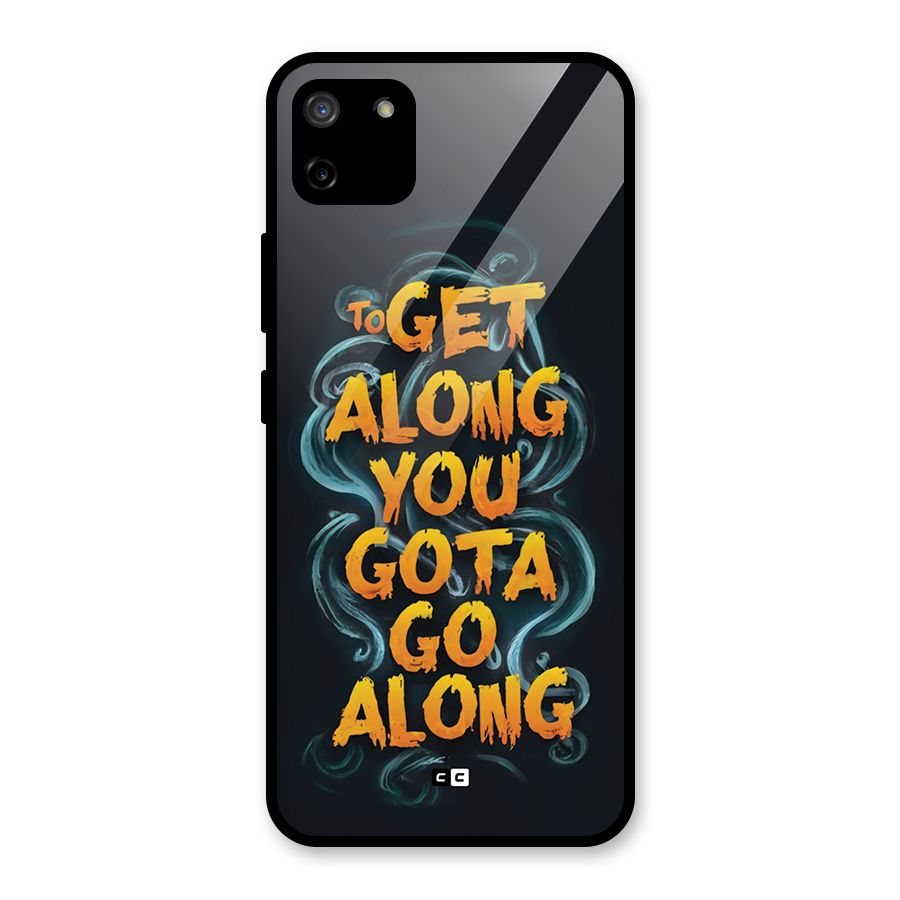 Gota Go Along Glass Back Case for Realme C11