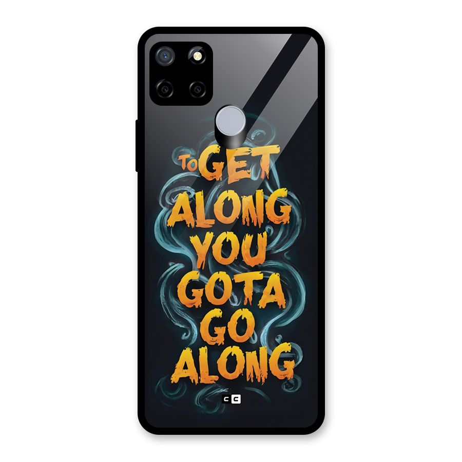Gota Go Along Glass Back Case for Realme C12