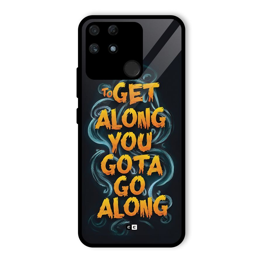 Gota Go Along Glass Back Case for Realme Narzo 50A