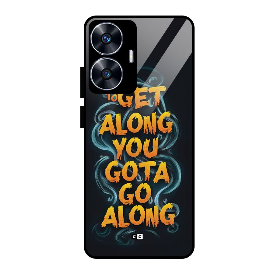 Gota Go Along Glass Back Case for Realme Narzo N55