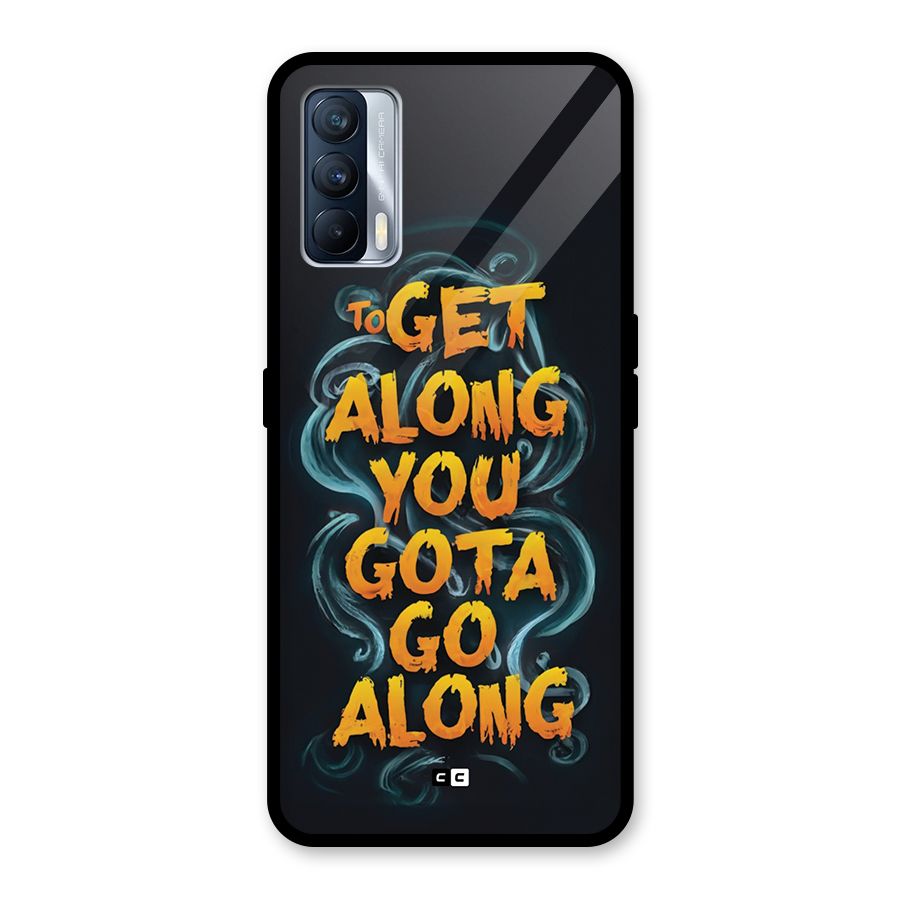 Gota Go Along Glass Back Case for Realme X7