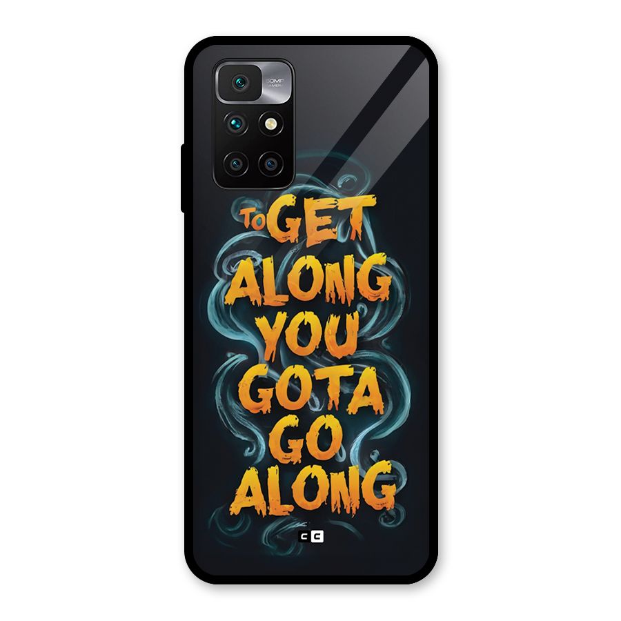 Gota Go Along Glass Back Case for Redmi 10 Prime