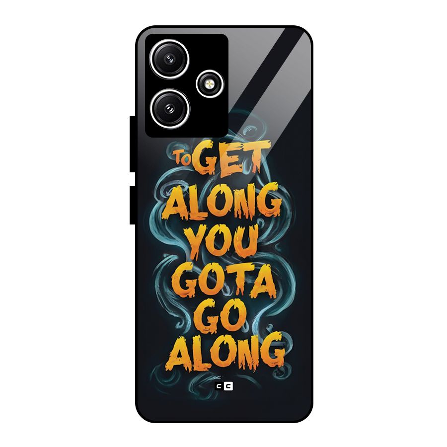 Gota Go Along Glass Back Case for Redmi 12 5G